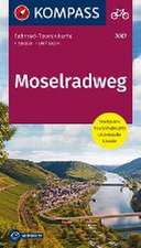 KOMPASS Fahrrad-Tourenkarte Moselradweg 1:50.000