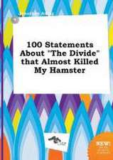 100 Statements about the Divide That Almost Killed My Hamster