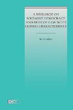 A Research on Socialist Democracy and Rule of Law with Chinese Characteristics