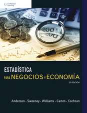 ESTADISTICA PARA NEGOCIOS Y ECONOMIA