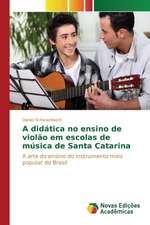 A Didatica No Ensino de Violao Em Escolas de Musica de Santa Catarina: Propriedades E Orientacao Molecular