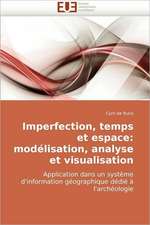 Imperfection, temps et espace: modélisation, analyse et visualisation