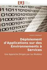 Déploiement d'Applications sur des Environnements à Services