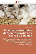 Rôle de la sérotonine dans la respiration au cours du sommeil