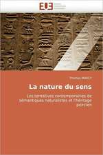 La nature du sens