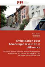 Embolisation Pour Hemorragie Severe de La Delivrance: Un Decor, Un Symbole, Une Esthetique?