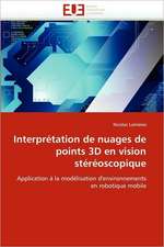 Interpretation de Nuages de Points 3D En Vision Stereoscopique