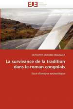 La survivance de la tradition dans le roman congolais