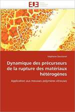 Dynamique des précurseurs de la rupture des matériaux hétérogènes