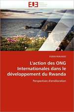 L''Action Des Ong Internationales Dans Le Developpement Du Rwanda: Concepts, Evaluation Et Mise En Oeuvre