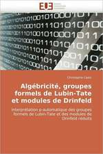 Algebricite, Groupes Formels de Lubin-Tate Et Modules de Drinfeld