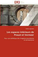 Les Espaces Interieurs de Proust Et Vermeer: Quand Les Difficultes Deviennent Opportunites