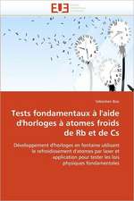 Tests Fondamentaux A L'Aide D'Horloges a Atomes Froids de RB Et de CS: Integration Et/Ou Assimilation?