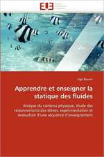 Apprendre Et Enseigner La Statique Des Fluides: Etat Des Lieux Et Defis