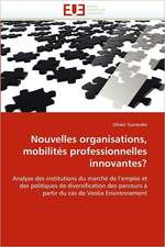 Nouvelles organisations, mobilités professionnelles innovantes?