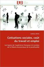 Cotisations sociales, coût du travail et emploi