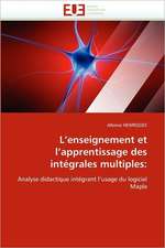 L'enseignement et l'apprentissage des intégrales multiples