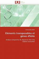 Eléments transposables et gènes d'hôte