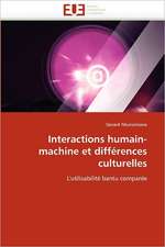 Interactions Humain-Machine Et Differences Culturelles: 4b-25