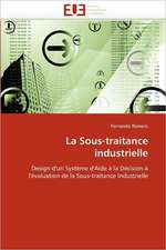 La Sous-traitance industrielle