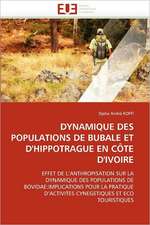 Dynamique Des Populations de Bubale Et D'Hippotrague En Cote D'Ivoire