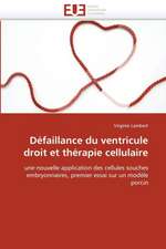 Defaillance Du Ventricule Droit Et Therapie Cellulaire: Le Cas de La Toxicomanie