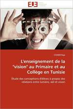 L'enseignement de la 