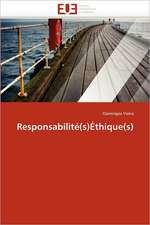 Responsabilite(s)Ethique(s)