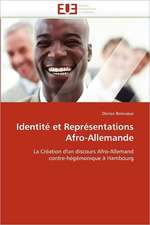 Identite Et Representations Afro-Allemande