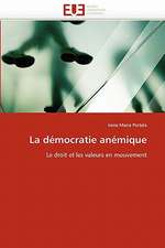 La démocratie anémique