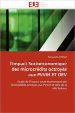 l''Impact Socioéconomique des microcrédits octroyés aux PVVIH ET OEV