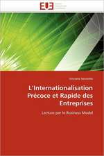 L''Internationalisation Précoce et Rapide des Entreprises