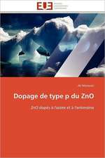 Dopage de Type P Du Zno: Contexte de Madagascar