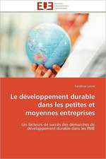 Le Developpement Durable Dans Les Petites Et Moyennes Entreprises