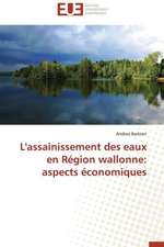 L'Assainissement Des Eaux En Region Wallonne: Aspects Economiques