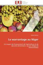 Le Warrantage Au Niger