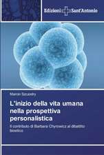 L'inizio della vita umana nella prospettiva personalistica