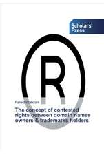 The concept of contested rights between domain names owners & trademarks holders