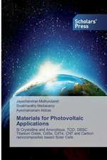 Materials for Photovoltaic Applications