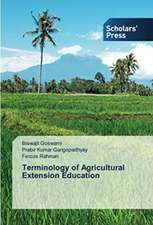 Terminology of Agricultural Extension Education