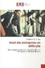 Droit des entreprises en difficulté