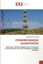 ETHNOBOTANIQUE QUANTITATIVE