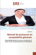 Manuel de puissance en comptabilité générale