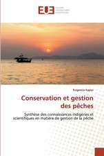 Conservation et gestion des pêches