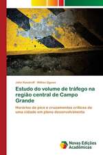 Estudo do volume de tráfego na região central de Campo Grande