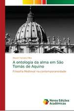 A ontologia da alma em São Tomás de Aquino