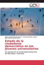 Estado de la ciudadanía democrática en los jóvenes universitarios