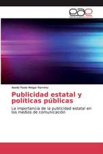 Publicidad estatal y políticas públicas