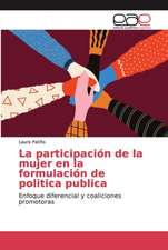 La participación de la mujer en la formulación de politica publica