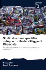 Studio di schemi speciali e sviluppo rurale del villaggio di Khambale